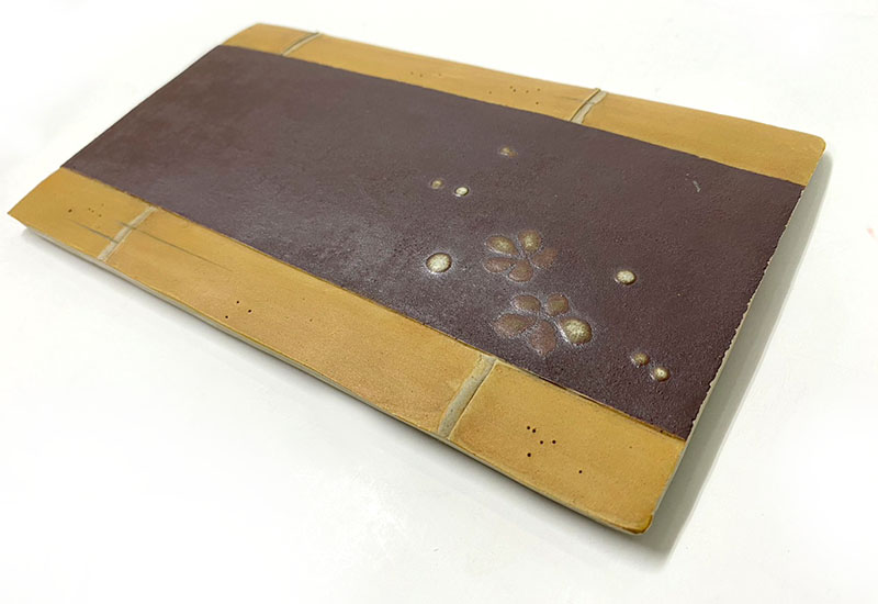 清窯 湯潤清 黑陶桐花茶具組